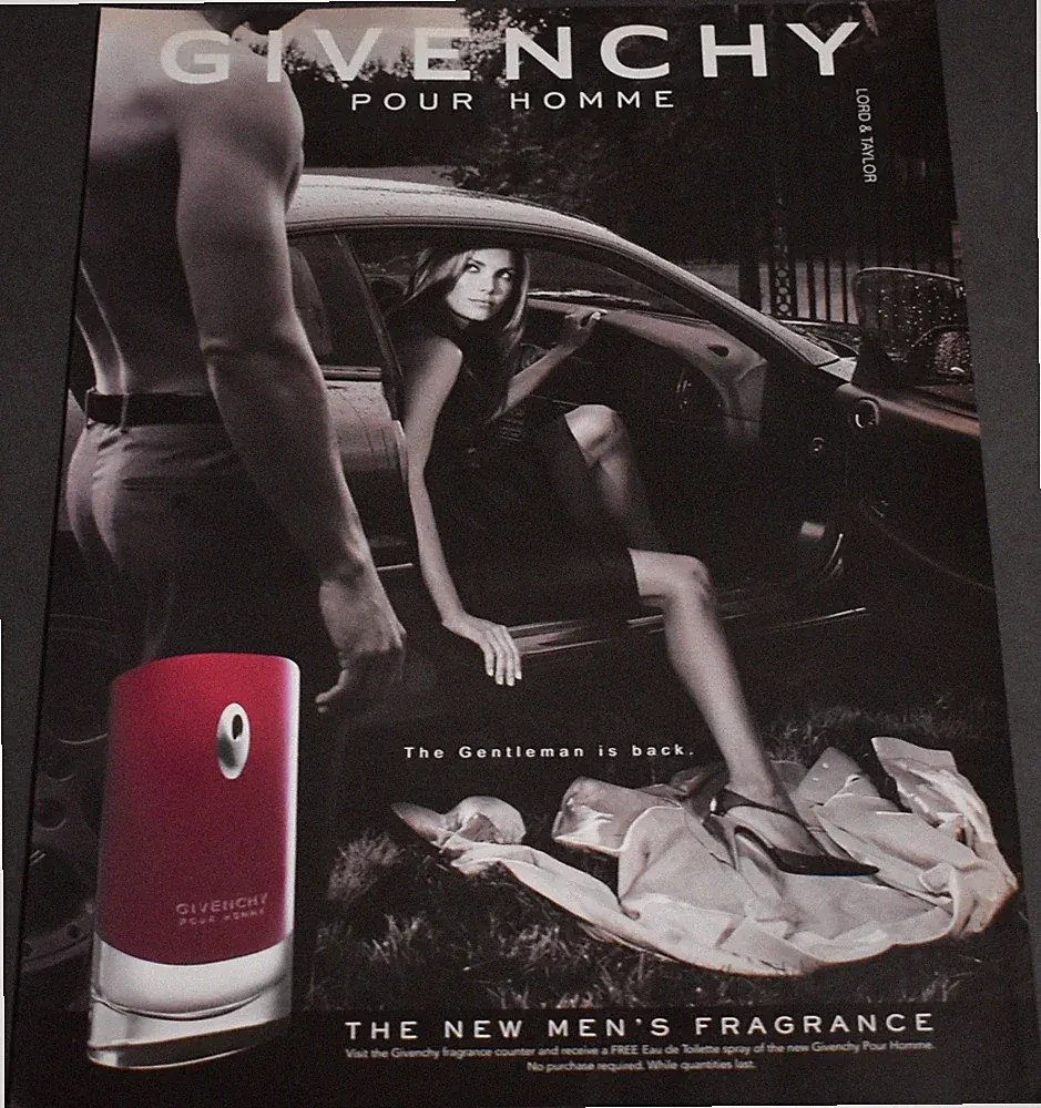 2002 Print Ad Sexy Heels Long Legs Lady Feminine Dirty Blonde Givenchy Fragrance