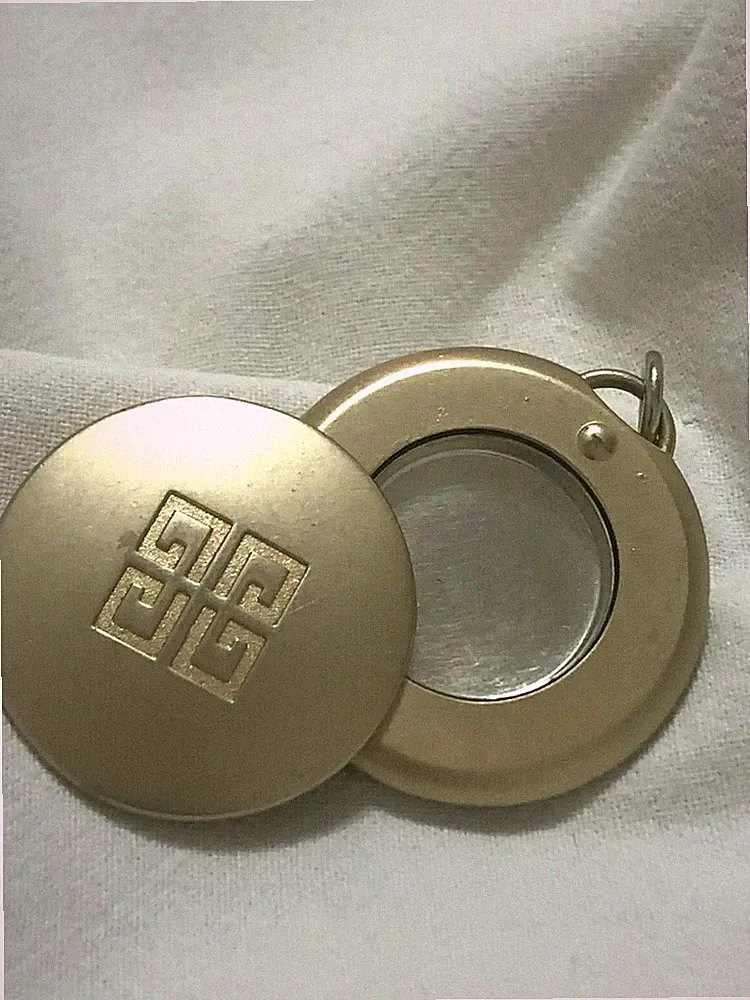 GIVENCHY SOLID PERFUME SLIDE LOCKET PENDANT or PHOTO LOCKET