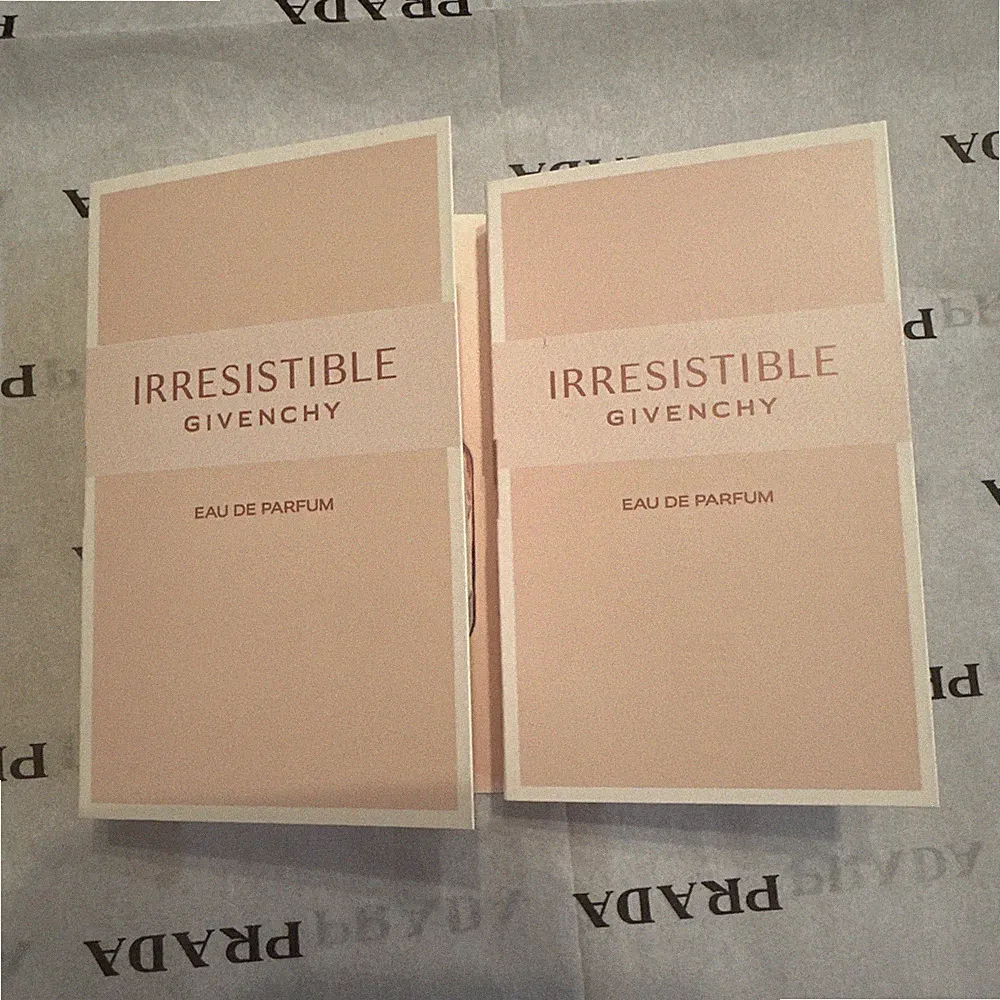 LOT 2 Givenchy Irresistible EDP Women Perfume TRAVEL Spray Vial 0.03oz/1mL NEW