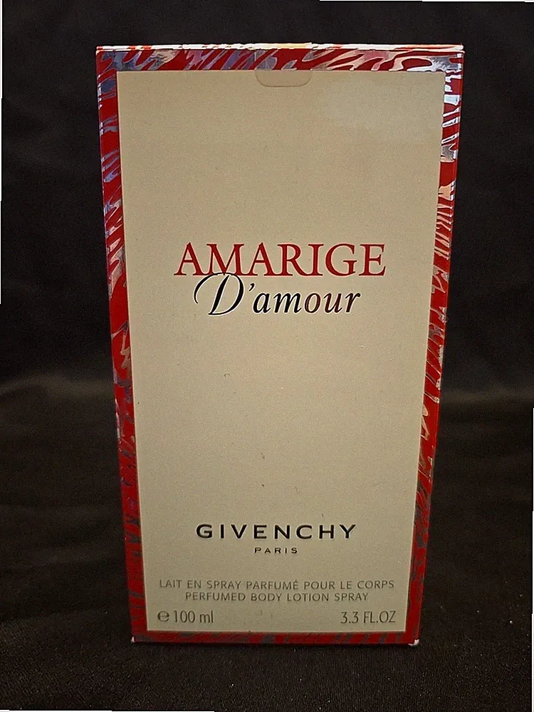 New 100 ml Givenchy AMARIGE D'amour Perfumed Body Lotion Spray 3.3 Oz