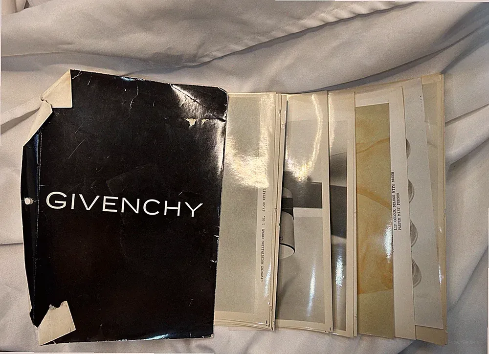 Vintage 1960s Givenchy Make Up & Perfume Press Kit Photos Concept Photos Ads
