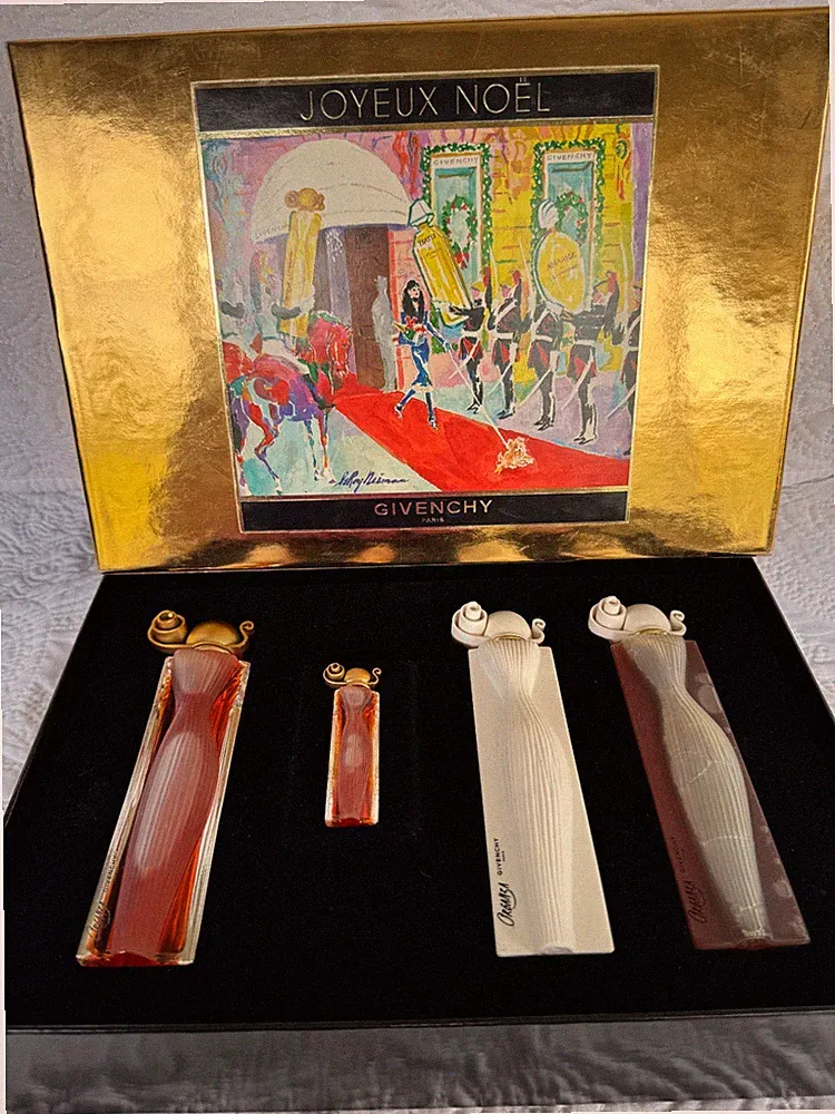 Vintage Givenchy Paris Organza Perfume (Full Bottle-Lotion-Gel & Travel Perfume)